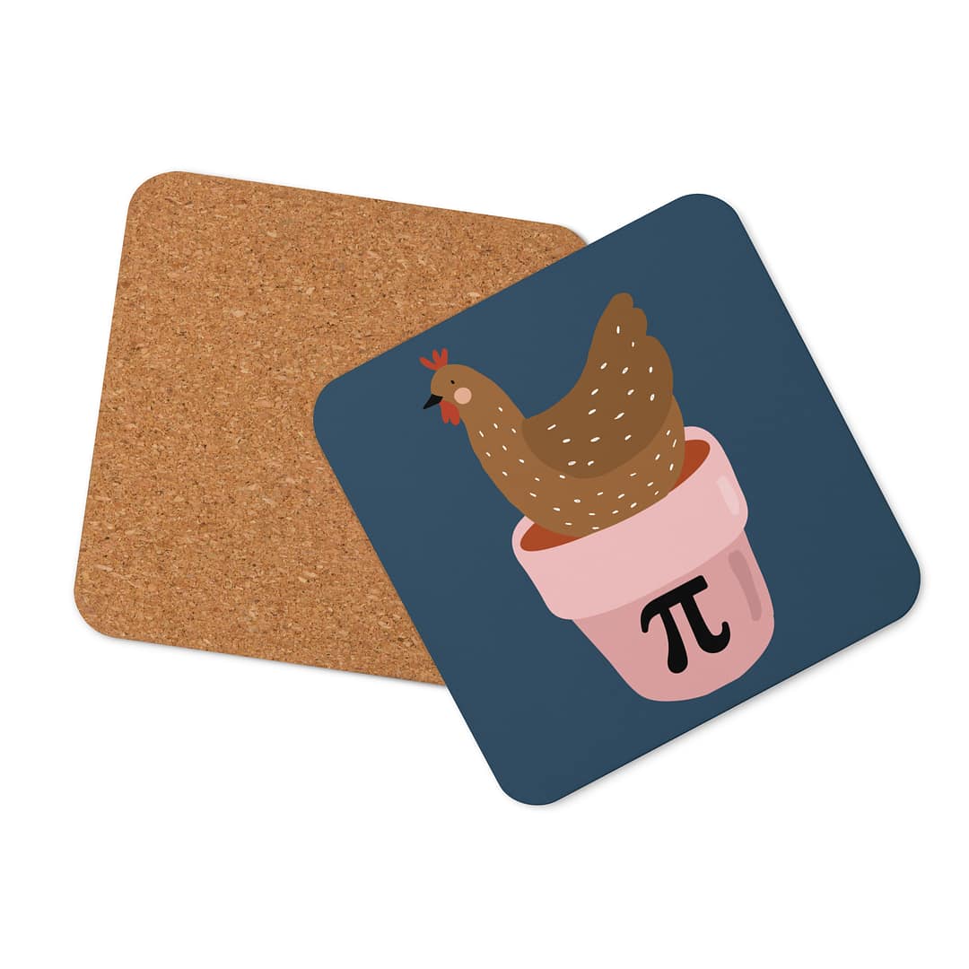 Chicken Pot Pi Coaster