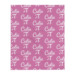 Cutie Pi Throw Blanket