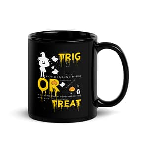 Trig or Treat - Black Glossy Mug