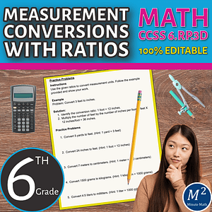 Mastering Measurement Conversions with Ratios with Video Lessons