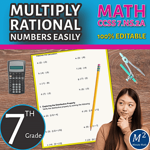 Multiplying Rational Numbers: Comprehensive Worksheet with Real-World