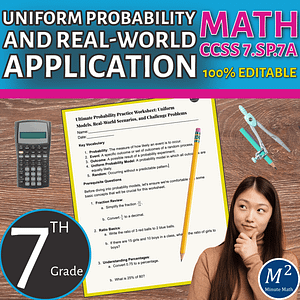 Ultimate Probability Practice Worksheet: Uniform Models and Real-World Scenarios
