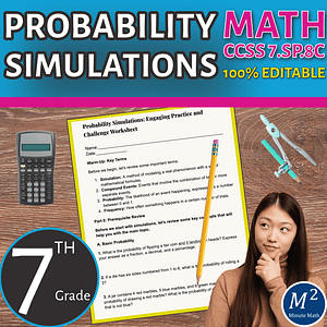 Probability Simulations: Engaging Practice and Challenge Worksheet