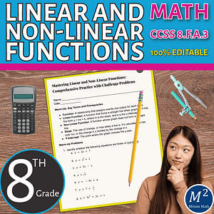 Mastering Linear and Non-Linear Functions: Comprehensive Practice with Challenge